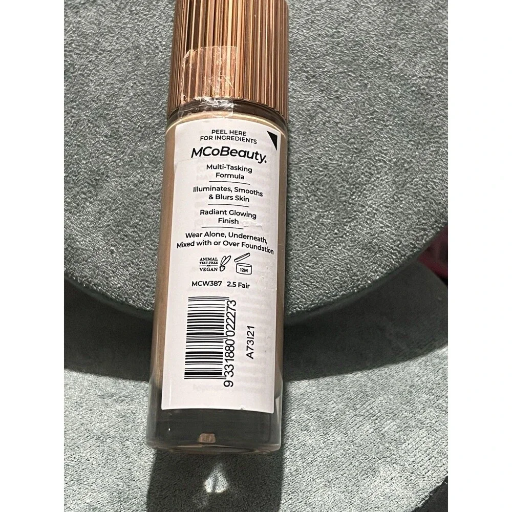 MCoBeauty Flawless Glow Foundation Radiant Glowing Vegan Shade 2.5 Fair